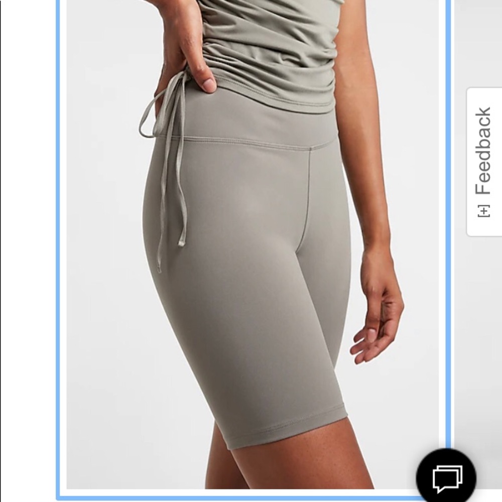 Express - Concrete Moss Biker shorts